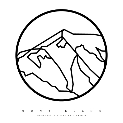 Bergportrait Mont Blanc